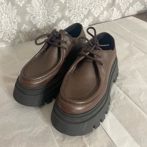 ALOHAS Brown Platform Shoes